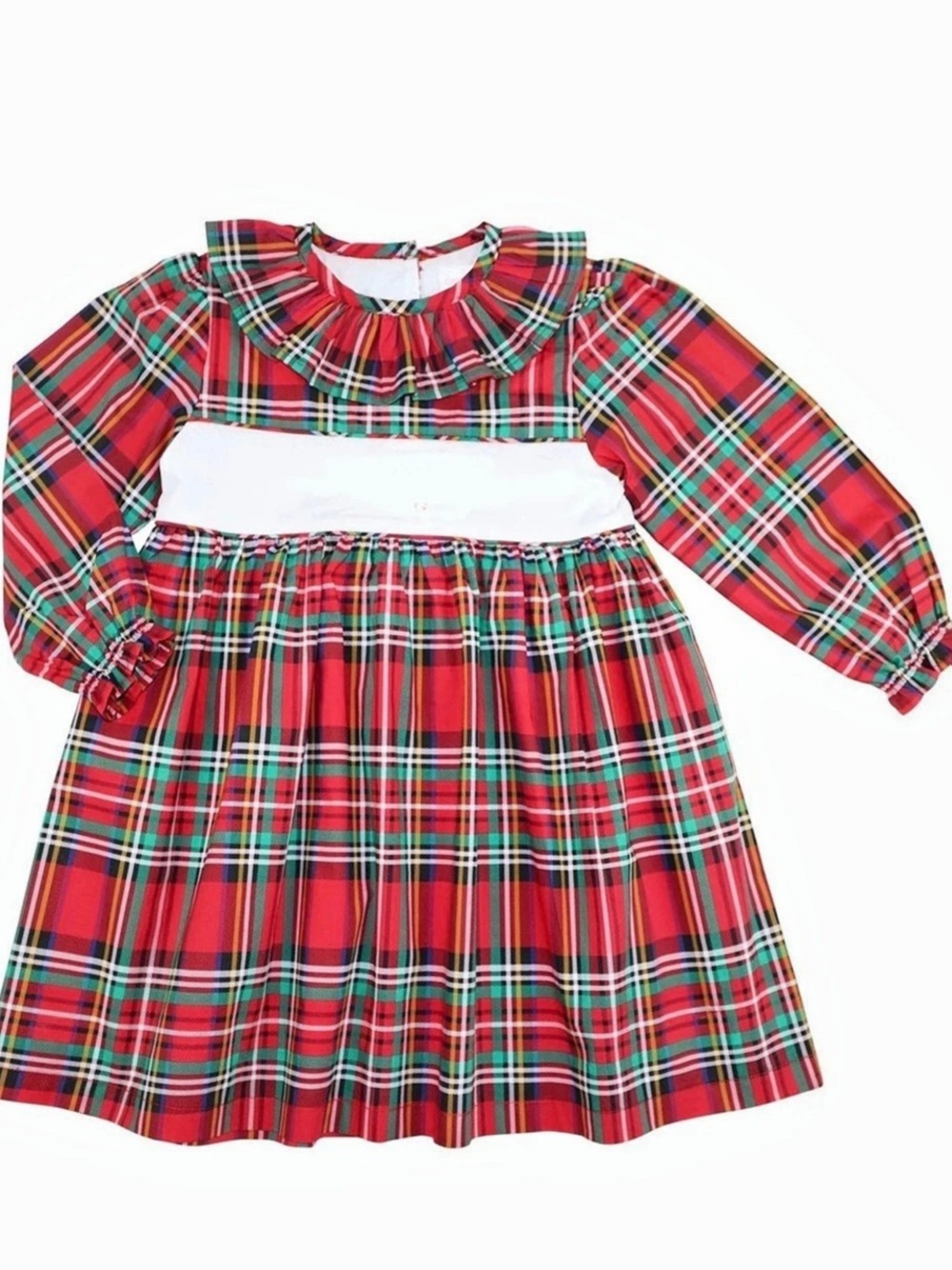 Cecil and Lou Plaid Baby Dress Size 3M NWT